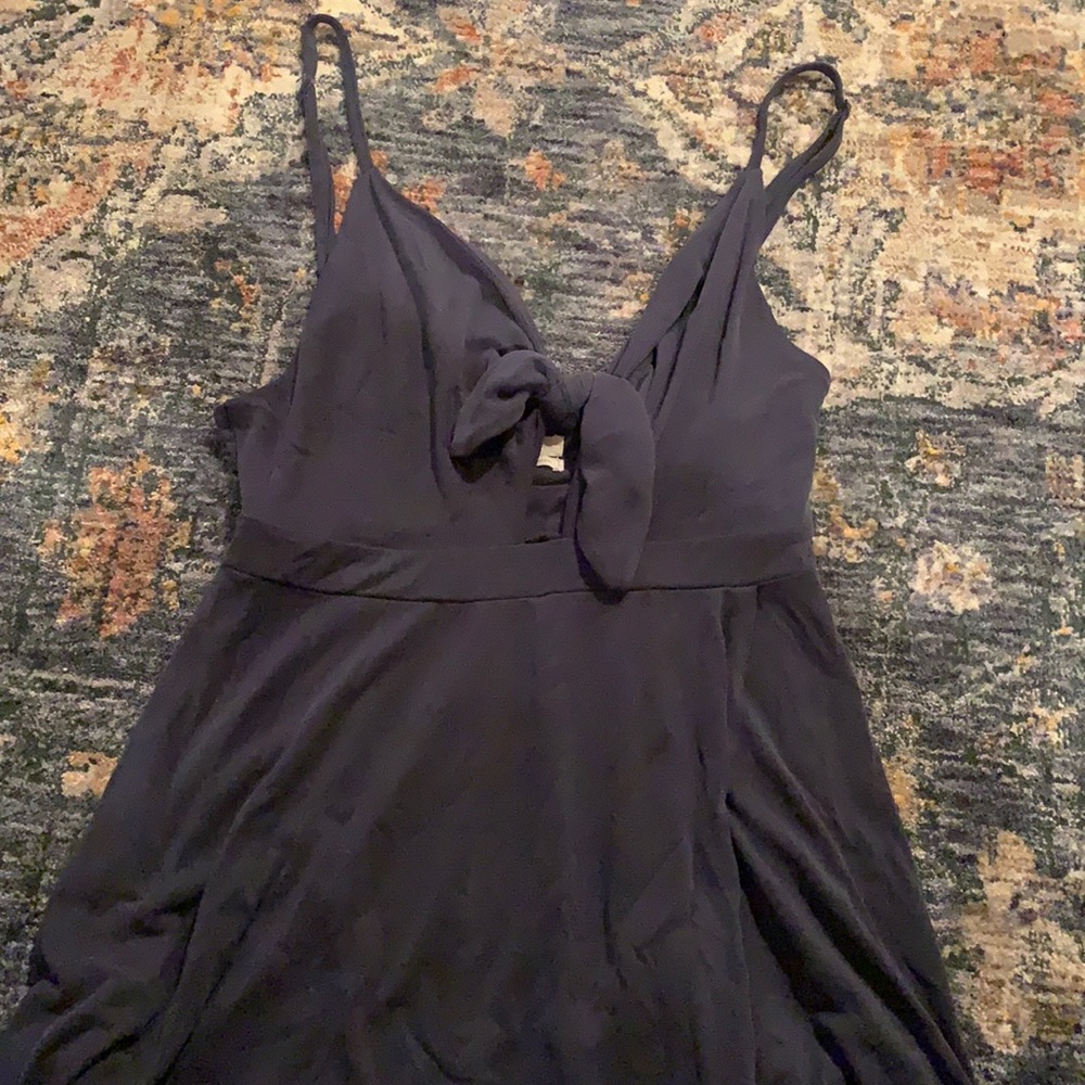 Blue Urban Outfitters flounce romper size small